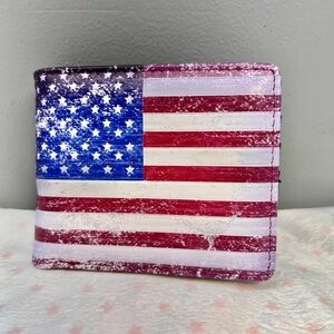 Men’s Wallet : American Flag Wallet